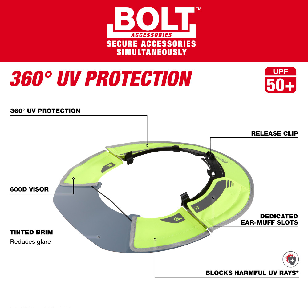 Milwaukee BOLT Sun Visor from GME Supply